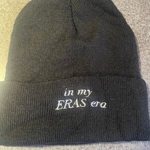 Taylor Swift Inspired Black Knit Beanie
